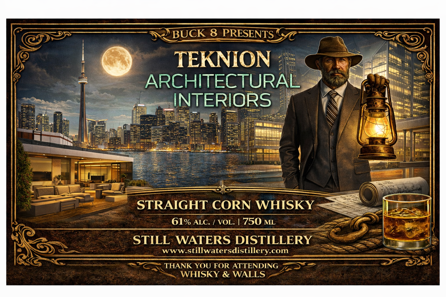 Teknion Architectural Interiors Buck 8 Straight Corn Whisky
